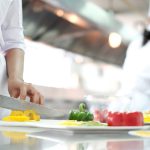 Use the correct first aid materials in the catering and food industry