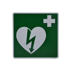 Pictogram sign AED ILCOR ISO 7010 200 x 200 mm