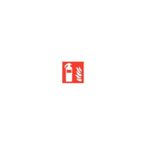 Pictogram sign Fire Extinguisher with Flame 200x200mm